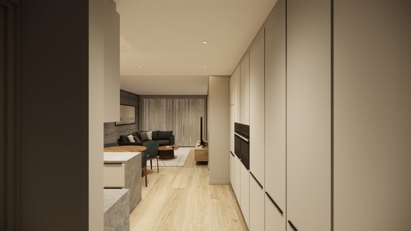 Exklusives Neubau-Reiheneckhaus mit 1.5 Zimmern, Smarthome und eigenem 11