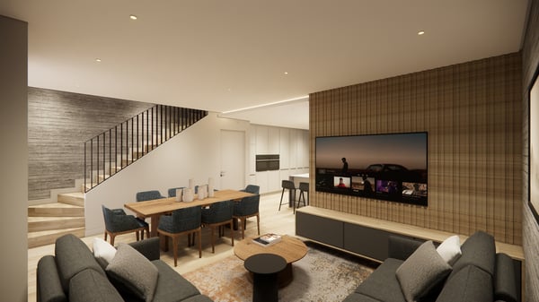 Exklusives Neubau-Reiheneckhaus mit 1.5 Zimmern, Smarthome und eigenem 7