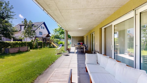 Grosszügige Gartenwohnung an ruhiger Lage mit viel Privatsphäre 13