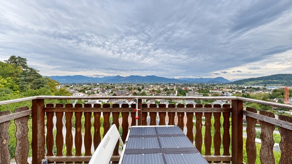 Panorama Blick über das Rheintal- 3.5 Zimmer Wohnung in Au zu verkaufe 6