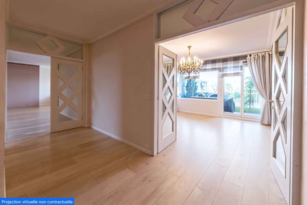 Superbe appartement traversant de 2 pièces à deux pas des Eaux-Vives 3