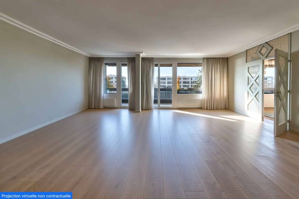 Superbe appartement traversant de 2 pièces à deux pas des Eaux-Vives 2