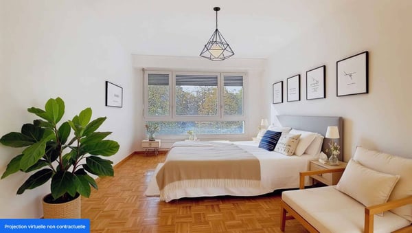 Appartement traversant 1.5 pièces (2 chambres) avec loggia 3