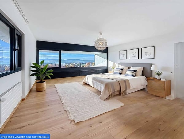 Somptueuse vue imprenable sur les Alpes et le jet d'eau de Genève 6