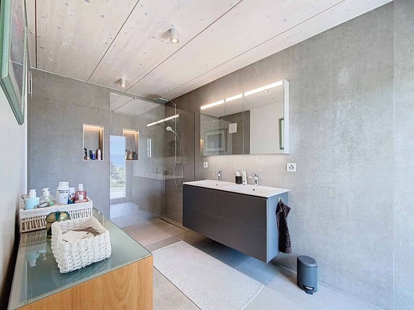 Magnifique Villa contemporaine neuve avec vue panoramique sur le lac et les Alpes 8