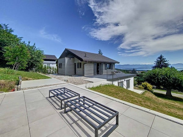 Magnifique Villa contemporaine neuve avec vue panoramique sur le lac et les Alpes 2