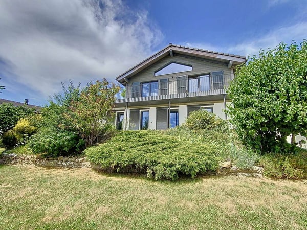 Magnifique Villa contemporaine neuve avec vue panoramique sur le lac et les Alpes 1