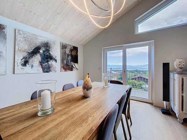 Magnifique Villa contemporaine neuve avec vue panoramique sur le lac et les Alpes 5