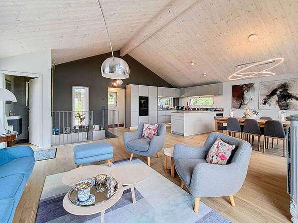 Magnifique Villa contemporaine neuve avec vue panoramique sur le lac et les Alpes 4