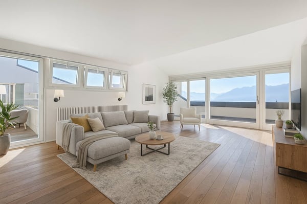 Vue imprenable pour un cadre de vie d'exception à Lutry 1