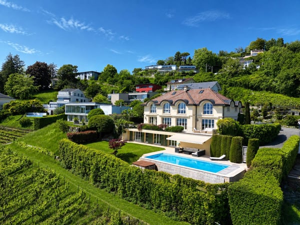 Exclusivité à Lutry Villa de maître de 420 m2 avec vue lac panoramique 1