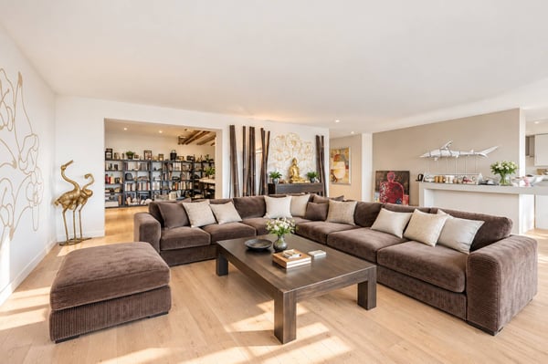 Duplex contemporain avec jardin privatif et vue sur les Alpes à Pully Sud 2