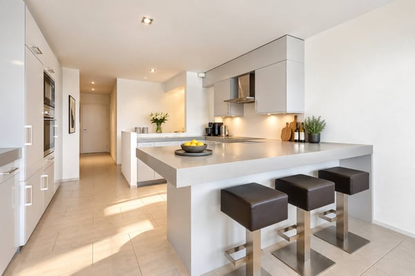 Duplex contemporain avec jardin privatif et vue sur les Alpes à Pully Sud 4