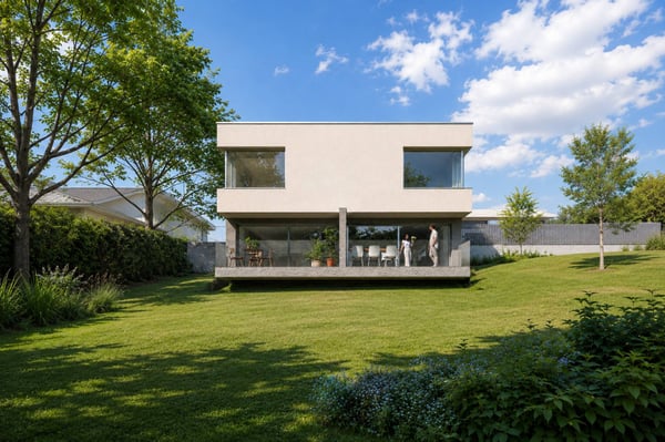 NEUF : Villa contemporaine dans un écrin de verdure 2