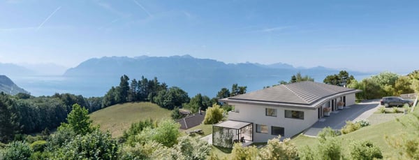 Trois villas de standing sur plans avec vue sur le lac Villa B 8