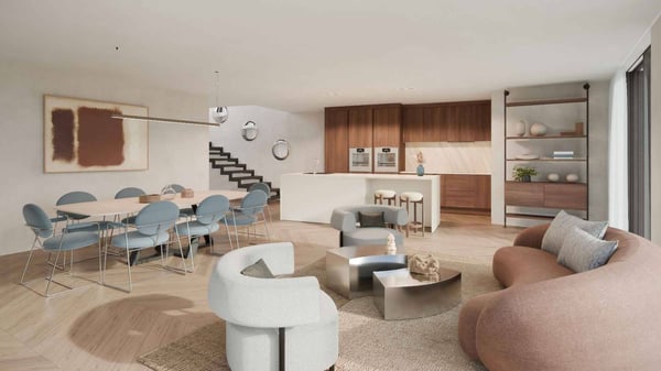 Trois villas de standing sur plans avec vue sur le lac Villa B 3