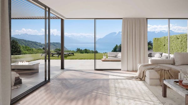 Trois villas de standing sur plans avec vue sur le lac Villa B 2