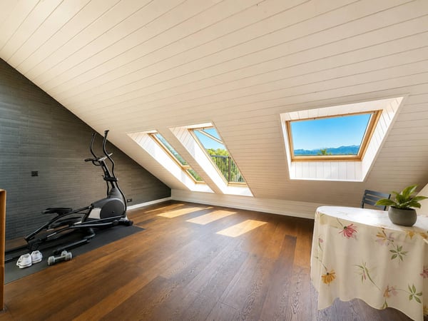 Villa mitoyenne contemporaine avec jardins et vue dégagée à Pully 9
