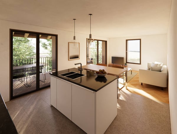 PROJET NEUF : Grand duplex de 1.5 pièces 3