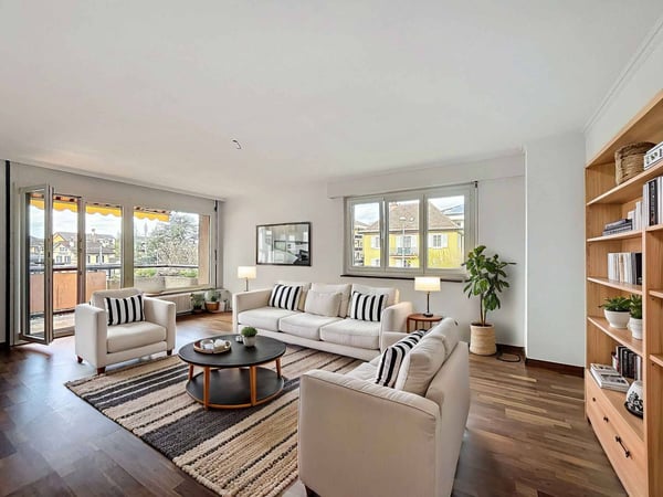 Appartement de 1.5 pièces avec balcon et vue dégagée 1