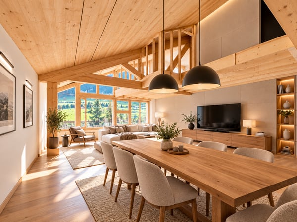 Duplex neuf avec jardin L'élégance alpine au cur des Portes du Soleil 1