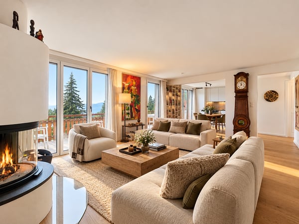 Villars-sur-Ollon | Appartement en duplex avec vue panoramique 12