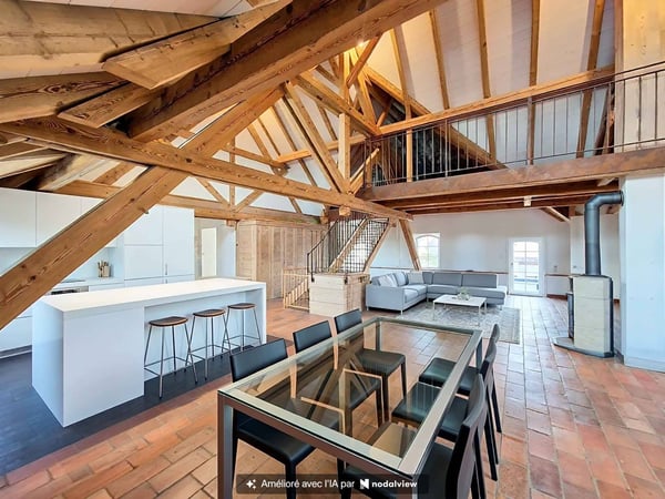 Duplex de 5.5 pièces en attique proche de Romont 4