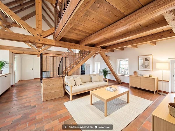 Duplex de 5.5 pièces en attique proche de Romont 2
