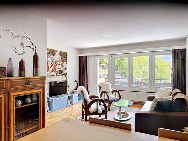 Appartement de 3,5 pièces avec vue Cervin. 1