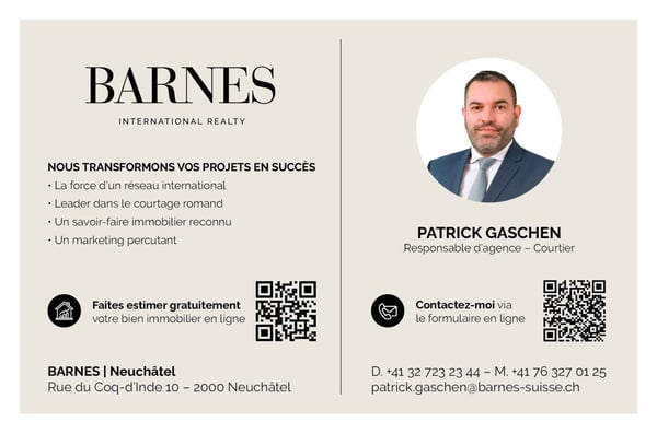 Appartement contemporain avec vue lac à La Coudre 8