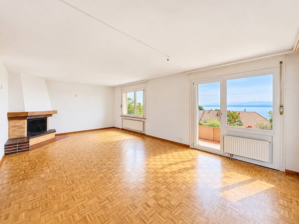 Un appartement généreux avec vue sur le lac et les Alpes 1
