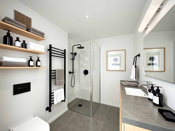 Élégant attique contemporain avec grande terrasse 5