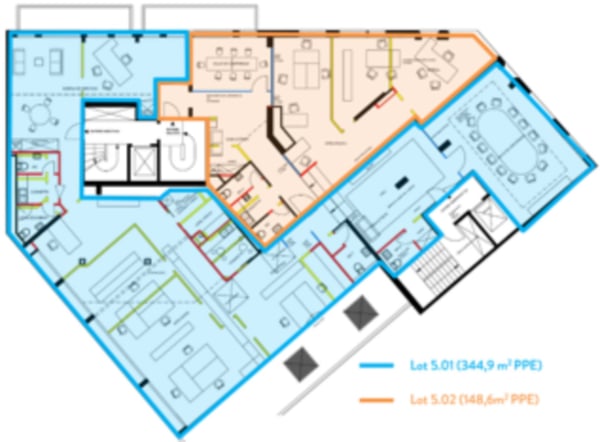 vendre : Bureaux sur les Quais Lot PPE commerciaux à Genève 11