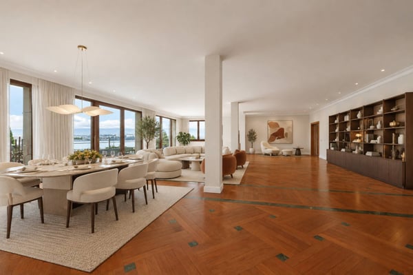 Magnifique appartement avec terrasse surplombant le lac 2