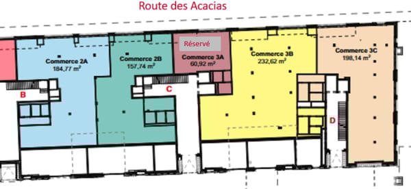 Arcade de 230 m2 - Projet neuf aux Acacias 7