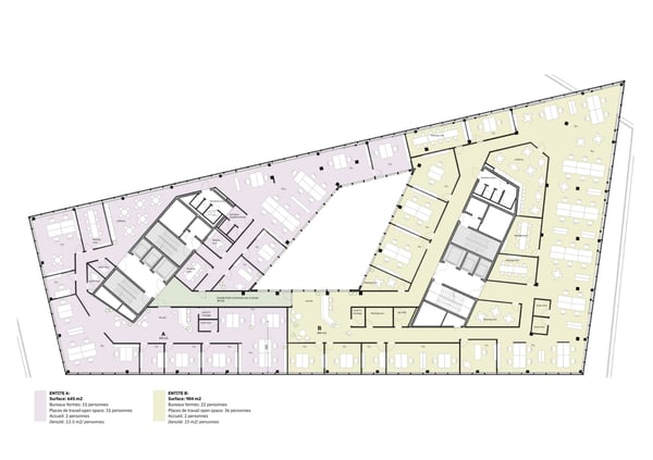 Bureaux d'exception au cur du Quartier de l'Étang jusqu'à 1'600 m² divisibles 11