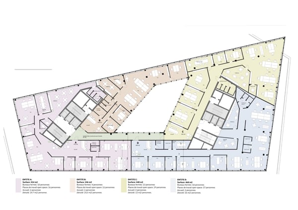 Bureaux d'exception au cur du Quartier de l'Étang jusqu'à 1'600 m² divisibles 10