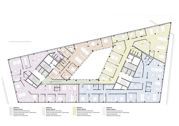 Bureaux d'exception de 1110m² au cur du Quartier de l'Étang 11