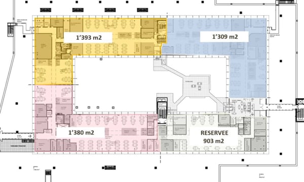 Vernier - Surface de 1380 m2 en attique - Immeuble IKEA 10