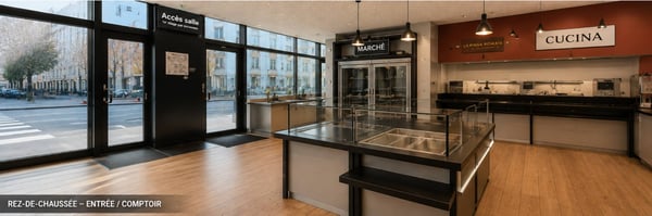 Arcade commerciale d'exception  536 m² au cur de Genève 4