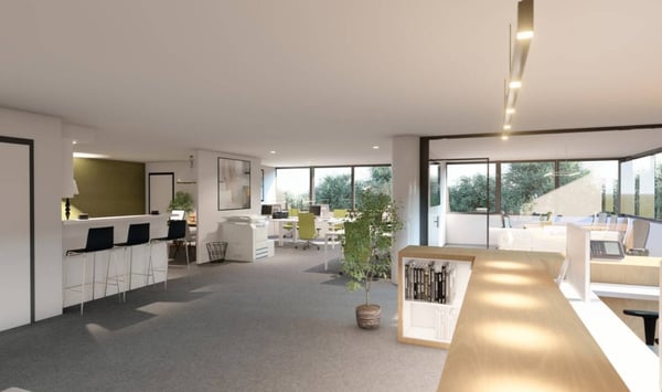 Atelier, laboratoire, locaux neufs de 160 m2 à louer à 10 mn de Fribourg 7