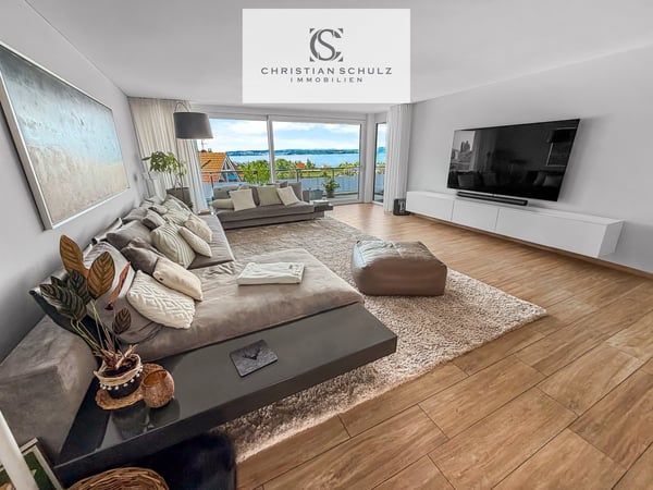 Bodensee-Panorama inklusive – exklusive Wohnung mit zwei Terrassen 2
