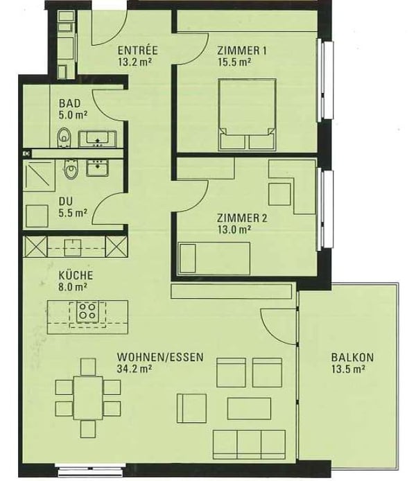 Moderne Wohnung im Grünen 7