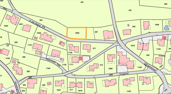 Baulandparzelle an exklusiver Aussichtslage in Zeglingen BL 1