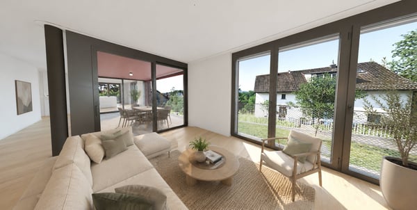 3.5 Zimmer im EG – viel Raum, viel Licht, viel Lebensqualität 1