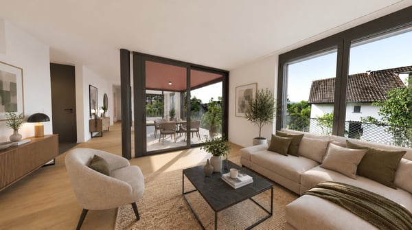 3.5 Zimmer im EG – viel Raum, viel Licht, viel Lebensqualität 1