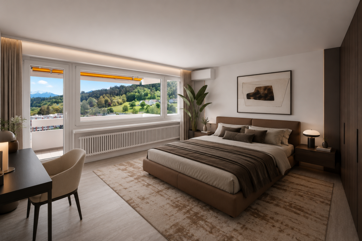 5.5 Zimmer Penthousewohnung mit atemberaubender Berg- und Seesicht