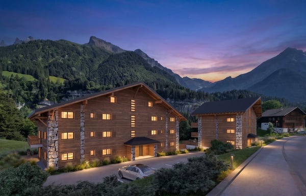 Nouvel appartement en attique 3.5 pièces à Champéry - Résidence Principale - Vente sur plans (lot 23) 2