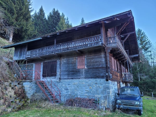 Ancienne ferme de 1916 au coeur de la nature - Val d'Illiez 7