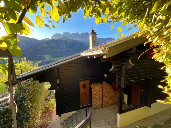 Chalet familial avec vue sur les Dents-du-Midi Résidence secondaire autorisée - Vente aux étrangers possible 4